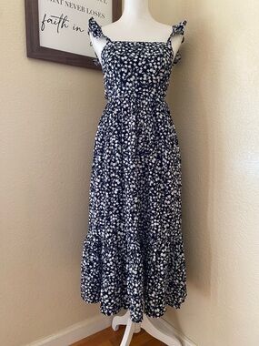 RIXO For Target Black & White Cotton Midi Dress